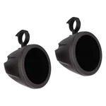 Metra 8" Powersports Black Unloaded Speaker Pods (pair). Fixed Price $99.99.