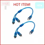 Ouhl Rca Y Adapter Connector 1 Female 2 Male, Car Audio Splitter. Fixed Price $12.38.