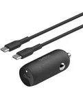 Belkin 30W Usb-c Car Charger With Pps + Cable Bundle Black New No Box. Fixed Price $18.99.
