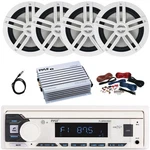 Pyle Single Din Fm Stereo Receiver, 4X 6.5" 180W Max Speakers, Amp W/kit. Fixed Price $215.99.