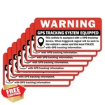 Sticky Expressions Gps Tracking Sticker For Car (8 Pcs), Size 3" By 1.5" - St.... Fixed Price $21.99.