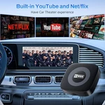 Whybox Wireless Carplay Adapter With Netflix/youtube/tiktok - Black. Fixed Price $63.29.