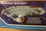 Trek Enterprise NX-01 Refit Starship Model 1/1000 Polar Lights Open Box. Fixed Price $44.98.