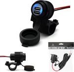 Cliff Top Motorcycle Usb Charger Waterproof Dual Port 3.3A 16.5W Bike Adapte. Fixed Price $59.67.