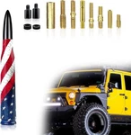 Pc Car Flag Bullet Antenna, 5.51" X Medium, Black #american. Fixed Price $28.78.