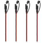 4 PC12V Sae Quick Disconnect Extension Cable With Dc Connection Cord Plug F.... Fixed Price $13.66.