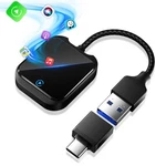 Oasplus 2-IN-1 Wireless Carplay & Android Auto Adapter, 5GHZ Wifi Bluetooth. Fixed Price $57.05.