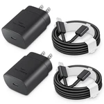 25W Usb-c Fast Charger Block With C-to-c Cable Pd Pps Compatible For Galaxy.... Fixed Price $17.20.