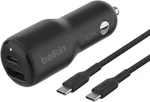 Belkin Boostcharge Dual Port Fast Car Charger Black 42 Watt For Galaxy S25, S24. Fixed Price $19.99.