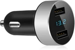 Lihan Dual Usb Car CHARGER,4.8A Output,cigarette Lighter Voltage Meter Compatibl. Fixed Price $16.67.