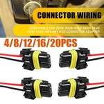 9006 9005 Headlight High / Low Beam Female Connector Wiring Harness SOCKET4-20X. Fixed Price $52.39.