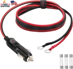 Cuzec Heavy-duty 14AWG 20A Male Plug Cigarette Lighter Adapter Power Supply Cord. Fixed Price $14.67.