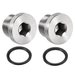 Uxcell Stainless Steel Inner Hex Head Pipe Fitting M20X1.5MM, Silver. Fixed Price $20.12.