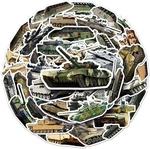 Bigzoro Waterproof Vinyl Tank Stickers Decals Pack 50 Pcs. Fixed Price $10.22.