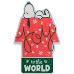 Open Road Brands Peanuts Joy To The World Snoopy Dog House Wood Wall Decor -. Fixed Price $32.86.