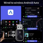 2-IN-1 Wireless Wifi Apple Carplay Android Auto Usb Navi Gps Plug & Adapter. Fixed Price $26.39.