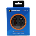 Memphis Audio Etp-ym 1 Female Jack To 2 Plugs Y-adapter Cable Wire New. Fixed Price $10.95.