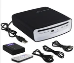 Asench Portable Cd Player Car Usb Aux External Dvd Drive Plug & Tested. Fixed Price $89.99.