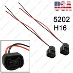 2X 5202 H16 2504 PS24W Female Plug Wiring Harness Socket For Headlight Fog. Fixed Price $8.99.