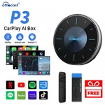 Ottocast P3 Carplay Android Ai Box Wireless Auto Adapter 8+128GB +remote. Fixed Price $199.00.